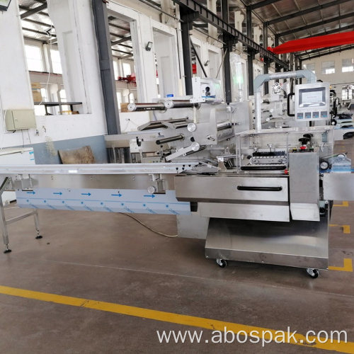 Puff Pillow Flow Packing Packaging Machine with Tray